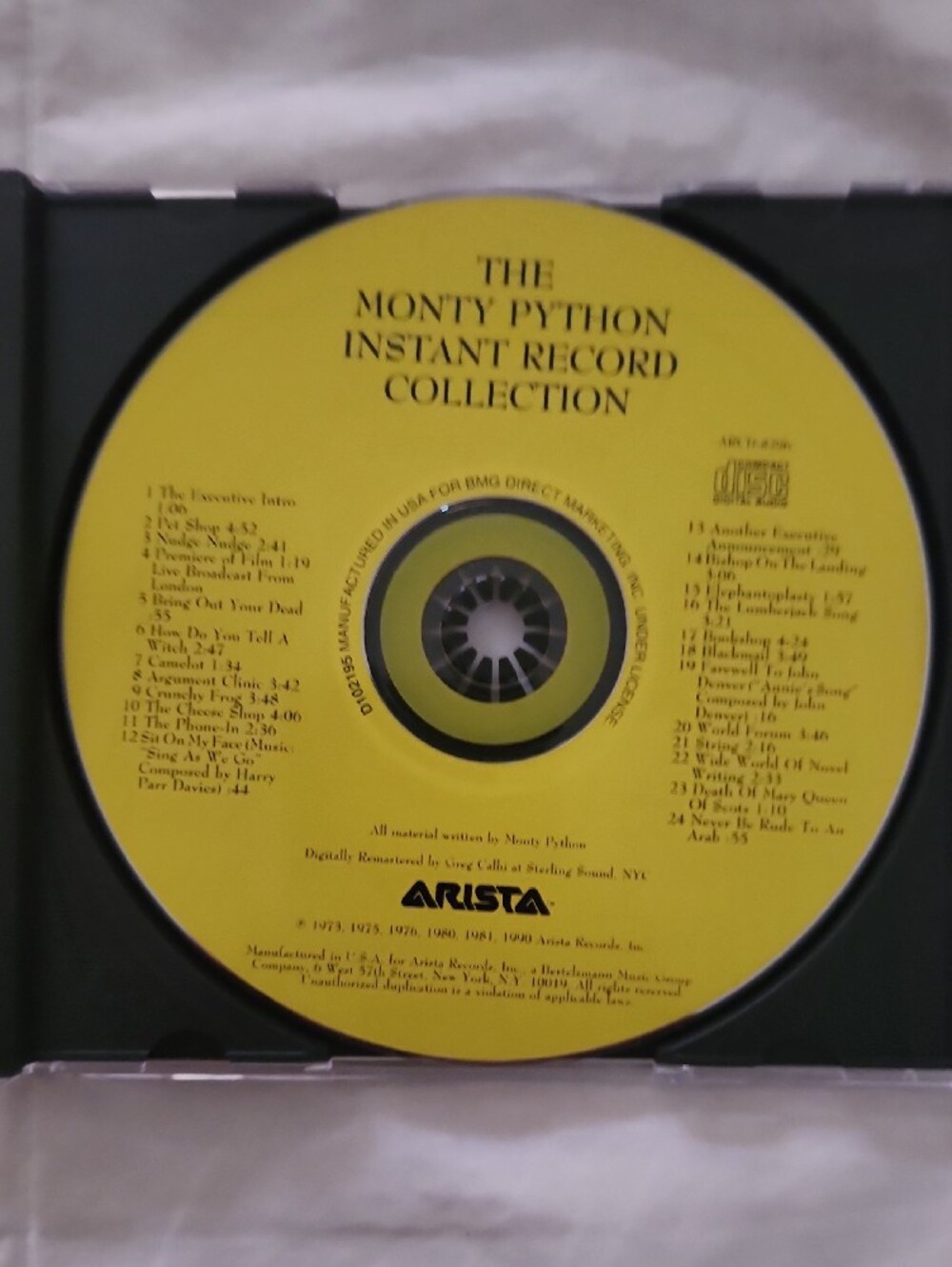 The Monty Python Instant Record Collection CD – Like New!!! - Picture 3 of 4